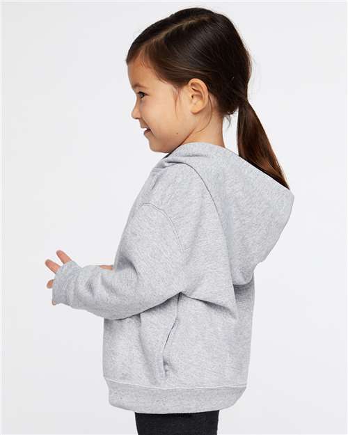 Rabbit Skins 3326 Toddler Pullover Fleece Hoodie - Side view