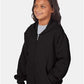 Hanes P480 Youth EcoSmart? Full-Zip Hooded Sweatshirt - Side view
