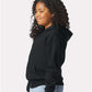 Gildan 18600B Youth Heavy Blend? Full-Zip Hooded Sweatshirt - Side view