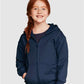 Gildan 18600B Youth Heavy Blend? Full-Zip Hooded Sweatshirt - Front view