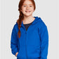 Gildan 18600B Youth Heavy Blend? Full-Zip Hooded Sweatshirt - Front view
