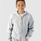 Gildan 18600B Youth Heavy Blend? Full-Zip Hooded Sweatshirt - Front view