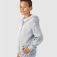 Gildan 18600B Youth Heavy Blend? Full-Zip Hooded Sweatshirt - Side view