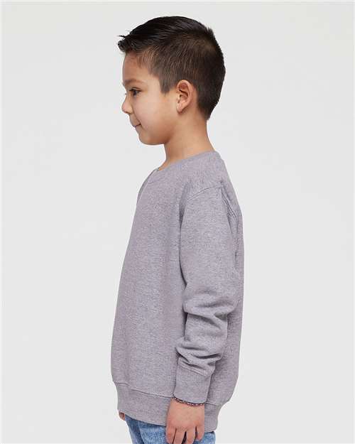 Rabbit Skins 3317 Toddler Fleece Crewneck Sweatshirt - Side view