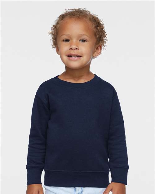 Rabbit Skins 3317 Toddler Fleece Crewneck Sweatshirt - Front view