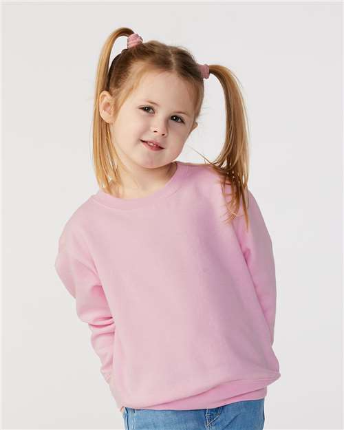 Rabbit Skins 3317 Toddler Fleece Crewneck Sweatshirt - Front view
