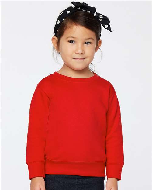 Rabbit Skins 3317 Toddler Fleece Crewneck Sweatshirt - Front view