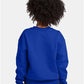 Hanes P360 Youth EcoSmart? Crewneck Sweatshirt - Back view