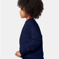 Hanes P360 Youth EcoSmart? Crewneck Sweatshirt - Side view