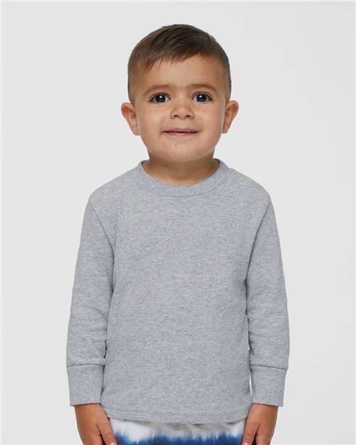 Rabbit Skins 3311 Youth Cotton Long Sleeve Tee - Front view