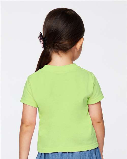 Rabbit Skins 3301T Toddler Cotton Jersey Tee - Back view