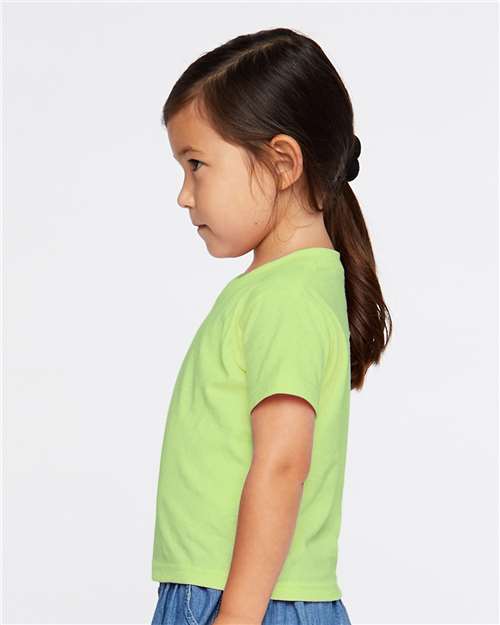 Rabbit Skins 3301T Toddler Cotton Jersey Tee - Side view