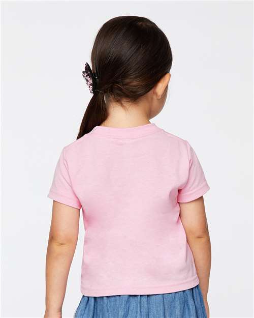 Rabbit Skins 3301T Toddler Cotton Jersey Tee - Back view