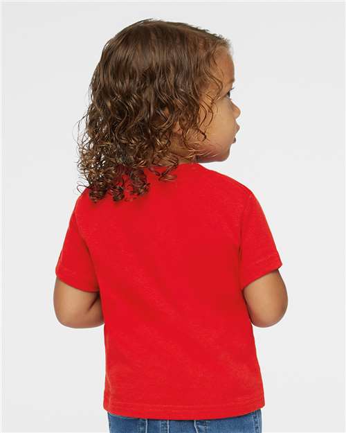 Rabbit Skins 3301T Toddler Cotton Jersey Tee - Back view
