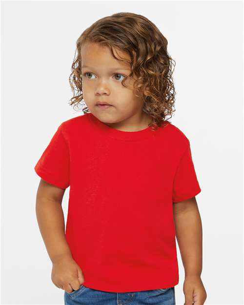 Rabbit Skins 3301T Toddler Cotton Jersey Tee - Front view