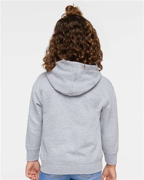 Rabbit Skins 3346 Toddler Full-Zip Fleece Hoodie Sweatshirt - Back view