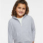 Rabbit Skins 3346 Toddler Full-Zip Fleece Hoodie Sweatshirt - Front view