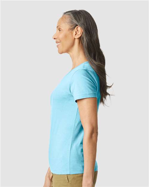 Gildan 64000L Women's Softstyle? T-Shirt - Side view