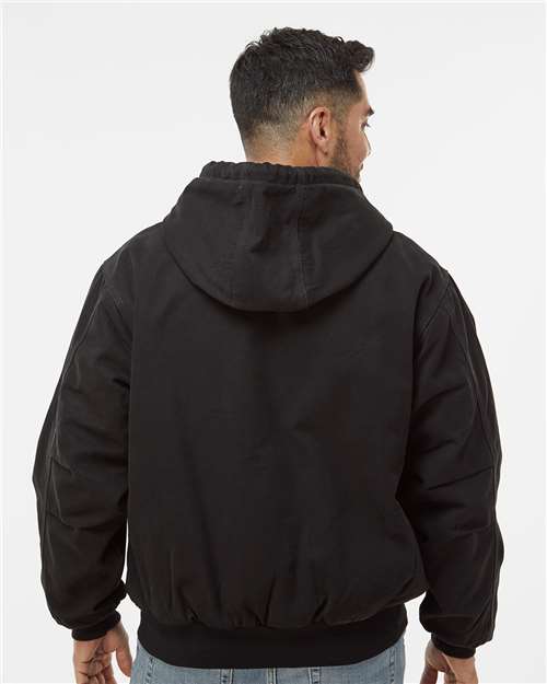 DRI DUCK 5020 Poplin Cook Shirt with Gripper Closures - Back view