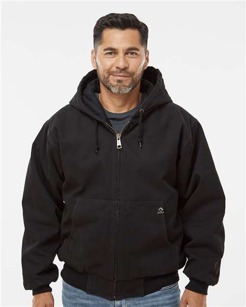 DRI DUCK 5020 Poplin Cook Shirt with Gripper Closures - Front view