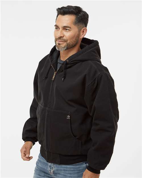 DRI DUCK 5020 Poplin Cook Shirt with Gripper Closures - Side view