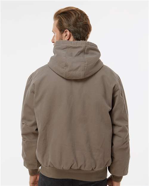 DRI DUCK 5020 Poplin Cook Shirt with Gripper Closures - Back view