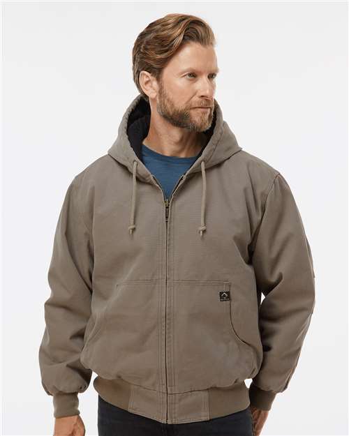 DRI DUCK 5020 Poplin Cook Shirt with Gripper Closures - Front view