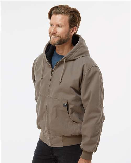 DRI DUCK 5020 Poplin Cook Shirt with Gripper Closures - Side view