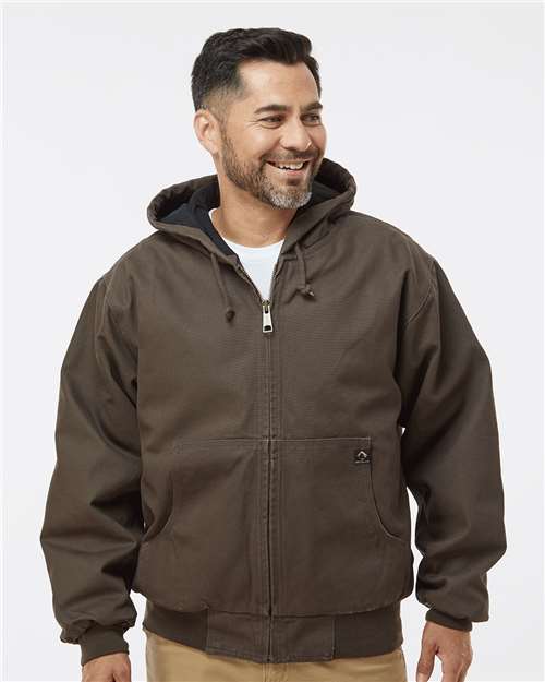 DRI DUCK 5020 Poplin Cook Shirt with Gripper Closures - Front view