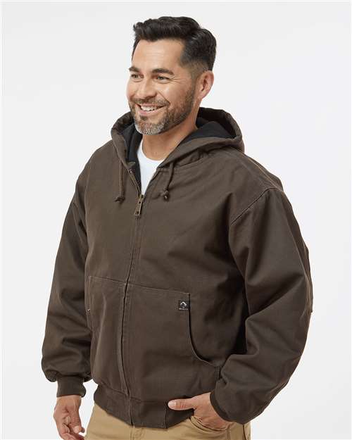 DRI DUCK 5020 Poplin Cook Shirt with Gripper Closures - Side view