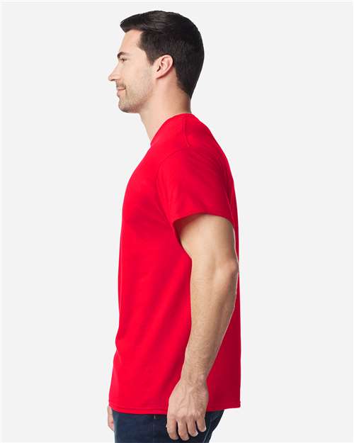 Gildan 5000 Unisex USA-Made Fine Jersey T-Shirt - Side view