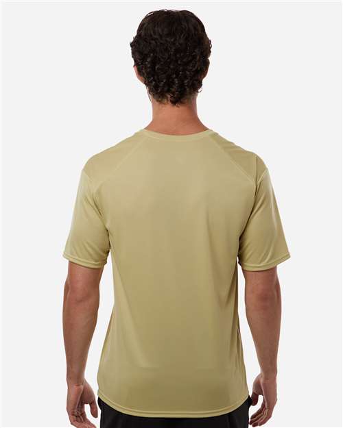Badger 4120 Men's B-Core Sport Shoulders T-Shirt - Back view