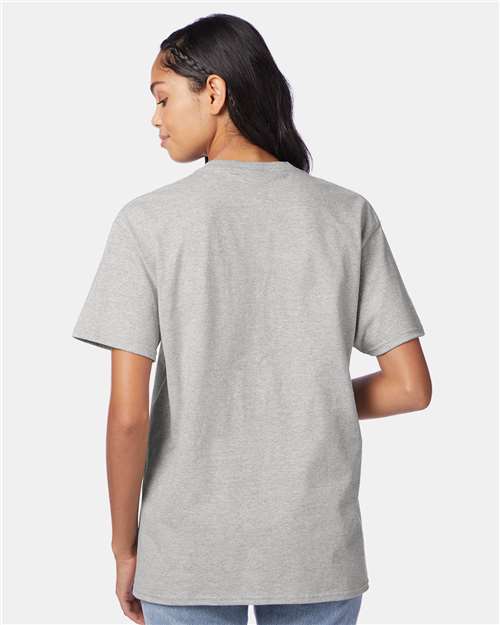 Hanes 5250 Unisex Authentic T-Shirt - Back view