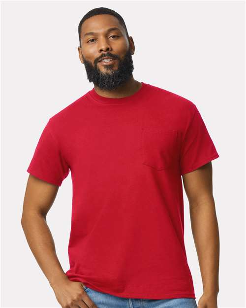 Gildan 2300 Unisex Mineral Wash Long Sleeve T-Shirt - Front view