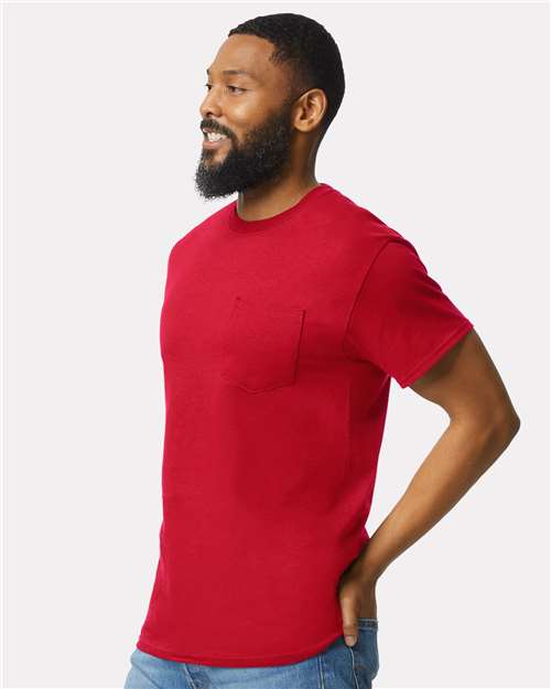 Gildan 2300 Unisex Mineral Wash Long Sleeve T-Shirt - Side view