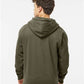 Independent Trading Co. IND4000Z Unisex Heavyweight Full-Zip Hooded Sweatshirt - Back view