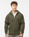 Independent Trading Co. IND4000Z Unisex Heavyweight Full-Zip Hooded Sweatshirt - Front view