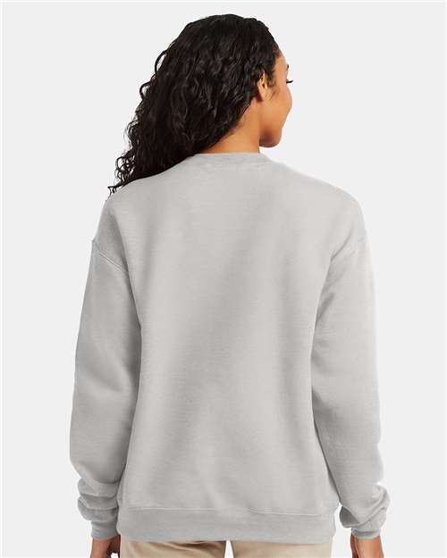 Hanes P160 Unisex EcoSmart? Crewneck Sweatshirt - Back view