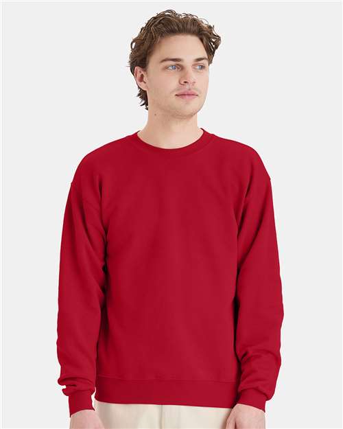 Hanes P160 Unisex EcoSmart? Crewneck Sweatshirt - Front view