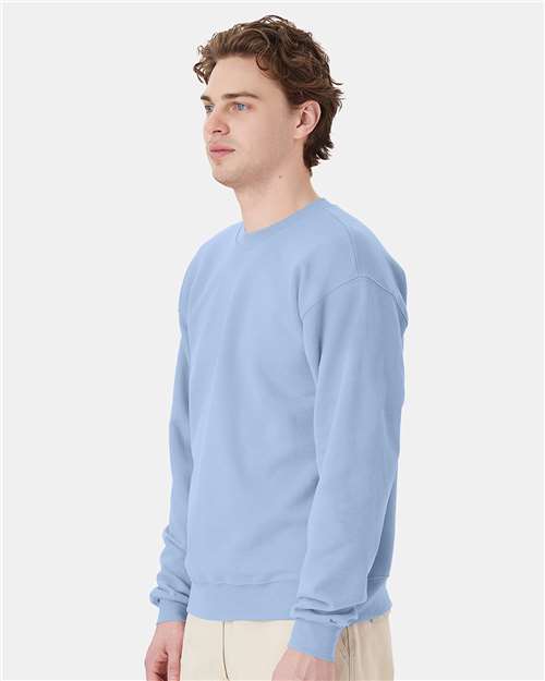 Hanes P160 Unisex EcoSmart? Crewneck Sweatshirt - Side view
