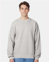 Hanes F260 Unisex Ultimate Cotton? Crewneck Sweatshirt - Front view