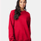 Hanes F260 Unisex Ultimate Cotton? Crewneck Sweatshirt - Front view