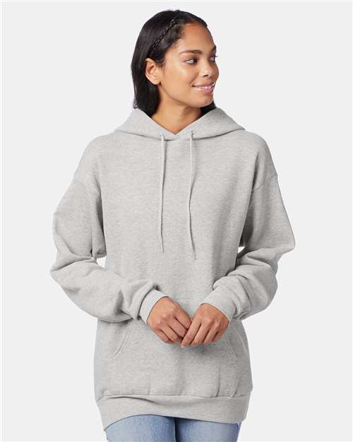Hanes P170 Unisex EcoSmart? Hooded Sweatshirt - Front view