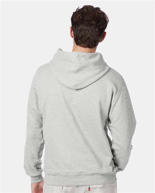 Hanes F170 Unisex Ultimate Cotton? Hooded Sweatshirt - Back view