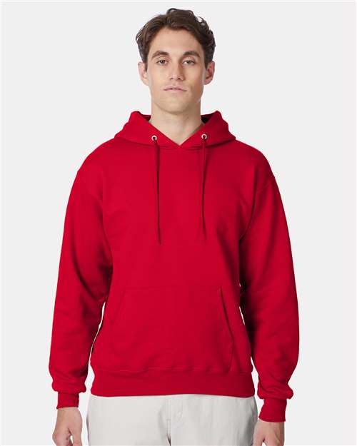 Hanes F170 Unisex Ultimate Cotton? Hooded Sweatshirt - Front view