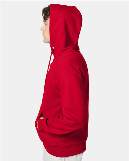 Hanes F170 Unisex Ultimate Cotton? Hooded Sweatshirt - Side view