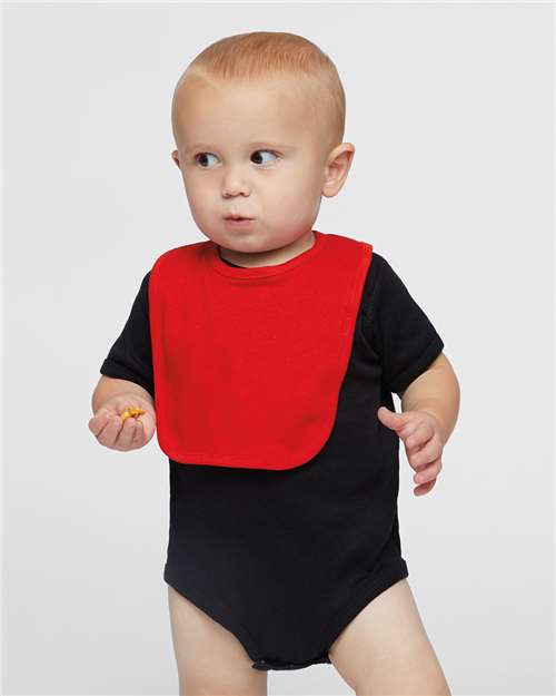 Rabbit Skins 4400 Infant Baby Rib Bodysuit - Front view