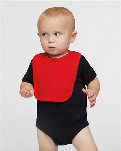 Rabbit Skins 4400 Infant Baby Rib Bodysuit - Front view