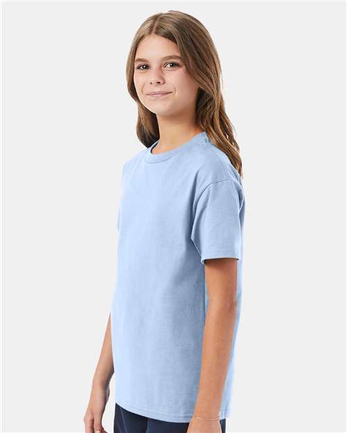 Hanes 5450 Youth Authentic T-Shirt - Side view
