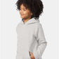 Hanes P473 Youth EcoSmart? Hooded Sweatshirt - Side view